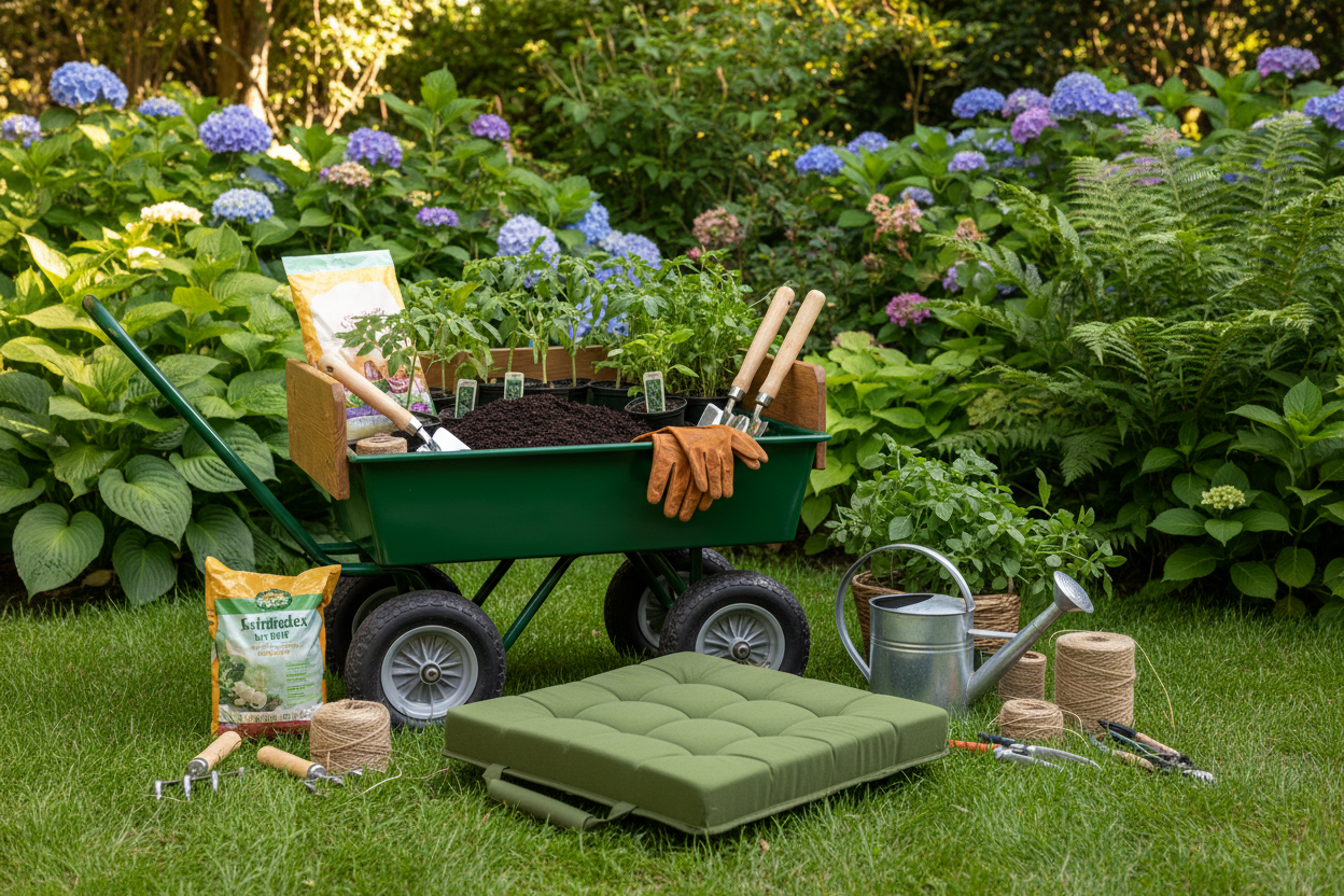 Best Garden Kneelers, Carts, and Accessories for Easier Gardening