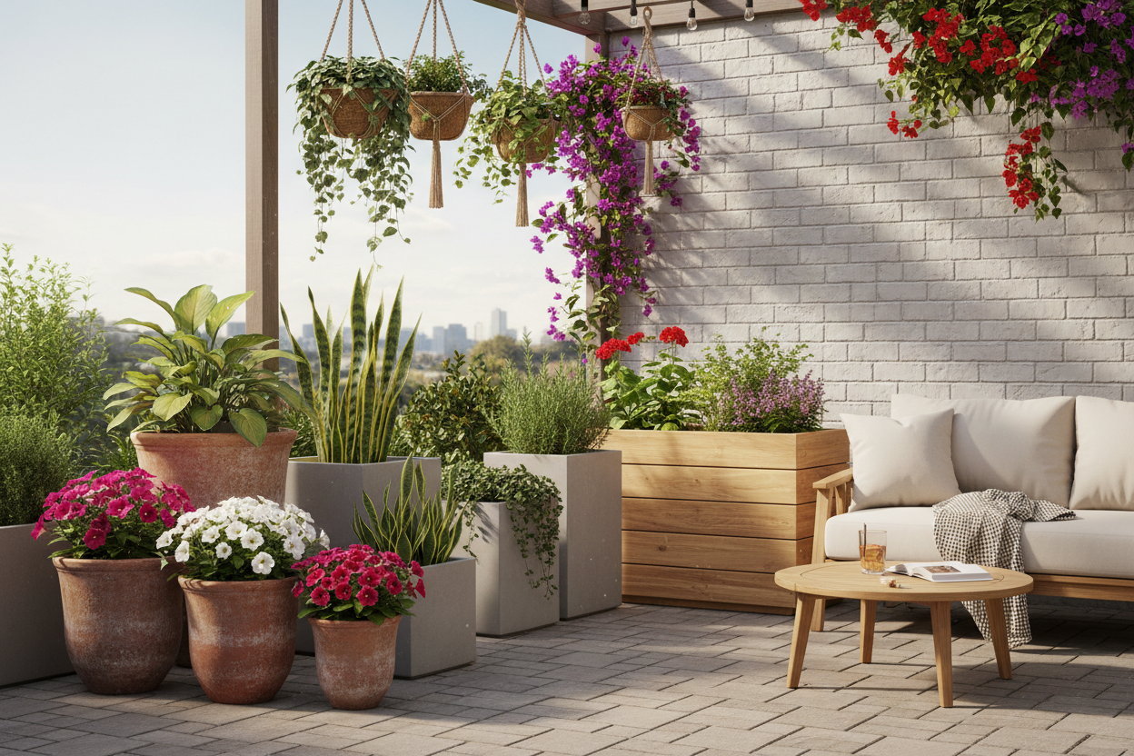 Best Outdoor Planters for Patios, Porches, and Balconies
