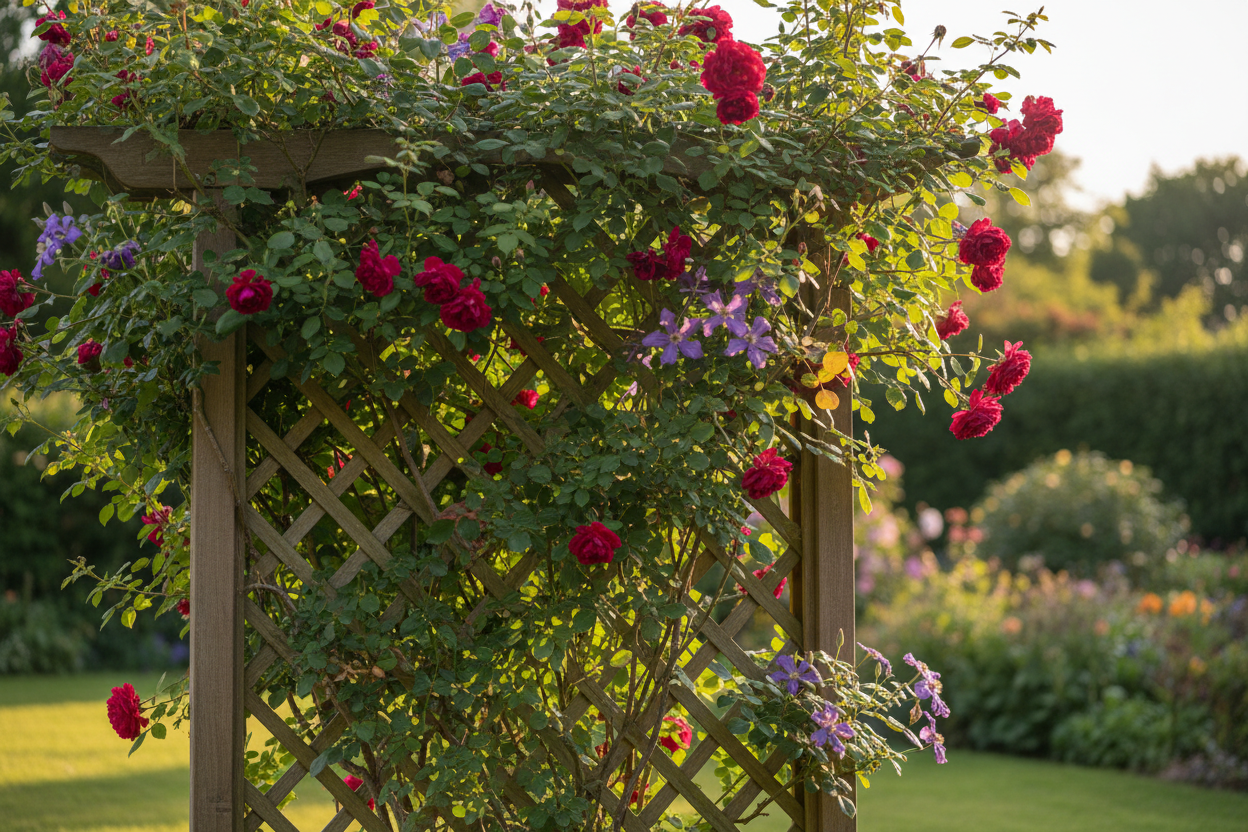 Garden Trellis Ideas: How to Choose the Right Trellis for Climbing Plants