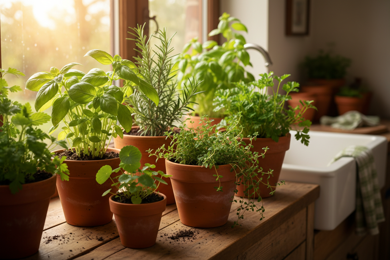How to Grow Herbs at Home: A Beginner's Garden Guide