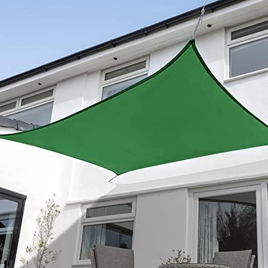 KANAGAWA 18'X22' Dark Green Custom Size Sun Shade Sail Rectangle UV Block by KANAGAWA