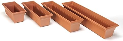 Novelty 16365 Countryside Flower Box Planter, Terracotta - Image 5