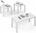 Furinno Classic Living Room Table Set of 3, Modern Rectangle Coffee Table by Furinno-FitsYourSpaceFitsYourBudget