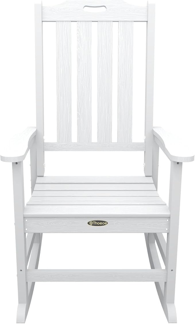 Oversized Rocking Chair Set of 4, Outdoor Rocking Chair - Image 4