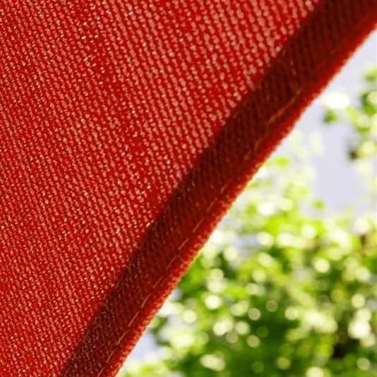 Amgo Custom Size 20' x 24' x 31.2' Red Right Triangle Sun Shade Sail UPF50+ - Image 9