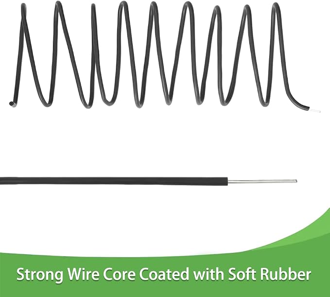 Tenn Well Garden Wire, 66 Feet 2.8mm Bendable Garden Plant Ties - Image 2