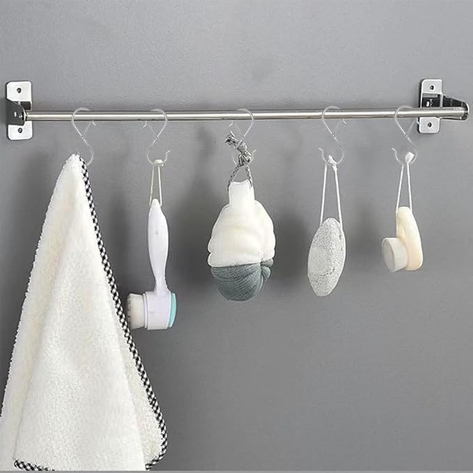 32 Pack S Hooks for Hanging, 3.5 inch Heavy Duty Metal S Hooks - Image 5