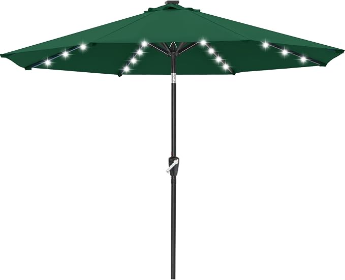 ABCCANOPY Durable Solar Led Patio Umbrellas by ABCCANOPY
