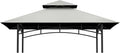 Grill Gazebo Replacement Top, 5 * 8 Outdoor BBQ Top Cover, Double Layer BBQ by COVBOARD