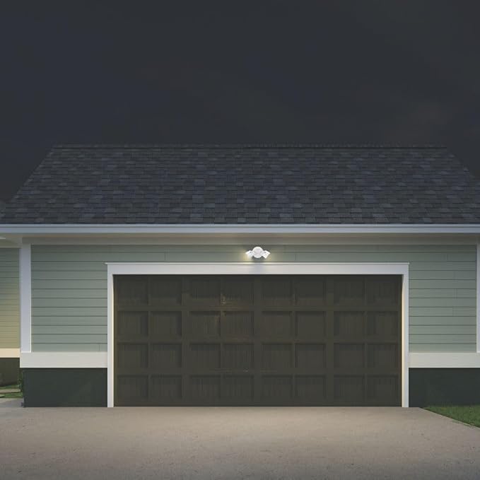 Lithonia Lighting HomeGuard 2-Light LED Outdoor Flood Lights, Wall or Ceiling - Image 10