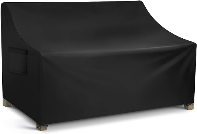 WLEAFJ Patio Sofa Cover Waterproof, Outdoor Loveseat Cover, Heavy Duty Outdoor by WLEAFJ