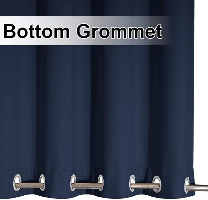 NICETOWN Navy Blue Outdoor Curtain - Image 6