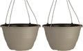 The HC Companies 11 Inch Wrapt Hanging Planters, Lightweight UV-Resistant by TheHCCompanies