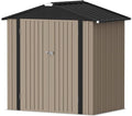 Devoko Outdoor Storage Shed 6 x 4 FT Lockable Metal Garden Shed Steel by DEVOKO