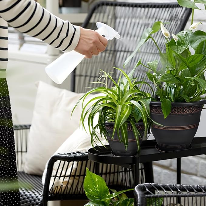 4 Pack 16 Inch Large Plant Pots, Plastic Flower Pot - Image 7
