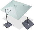 PURPLE LEAF 9' X 11.5' Rectangle Cantilever Umbrella by Unknown