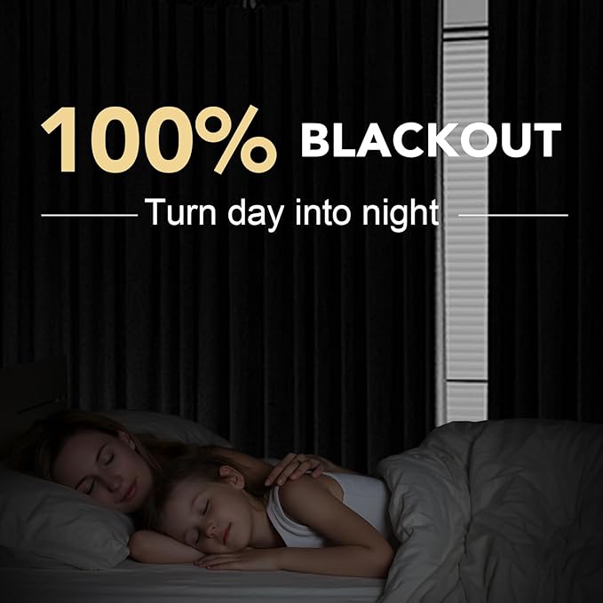 H.VERSAILTEX Linen Blackout Curtains 96 Inches, 100% Absolutely Blackout - Image 2