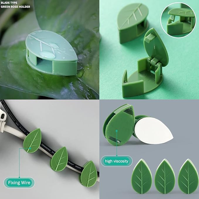 60 Pcs Plant Climbing Wall Fixture Clips Self-Adhesive Hook Vines Traction - Image 5