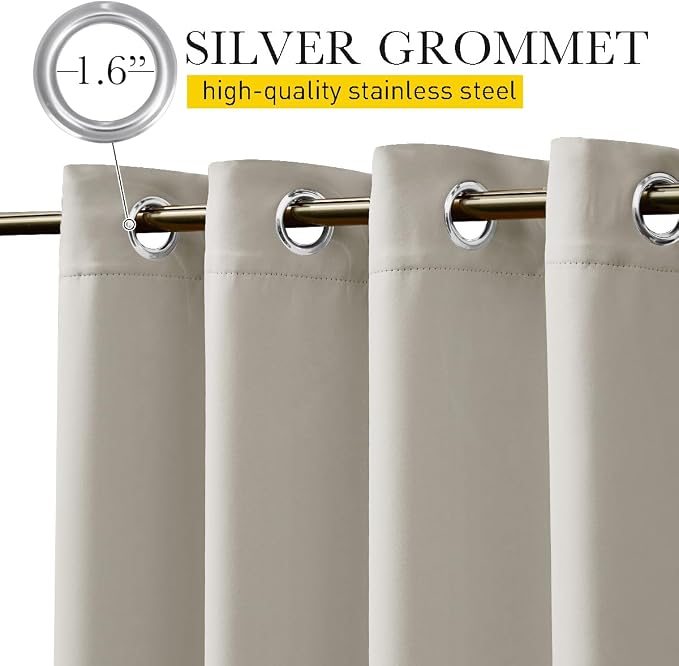 NICETOWN 2 Panels Outdoor Curtains - Image 4