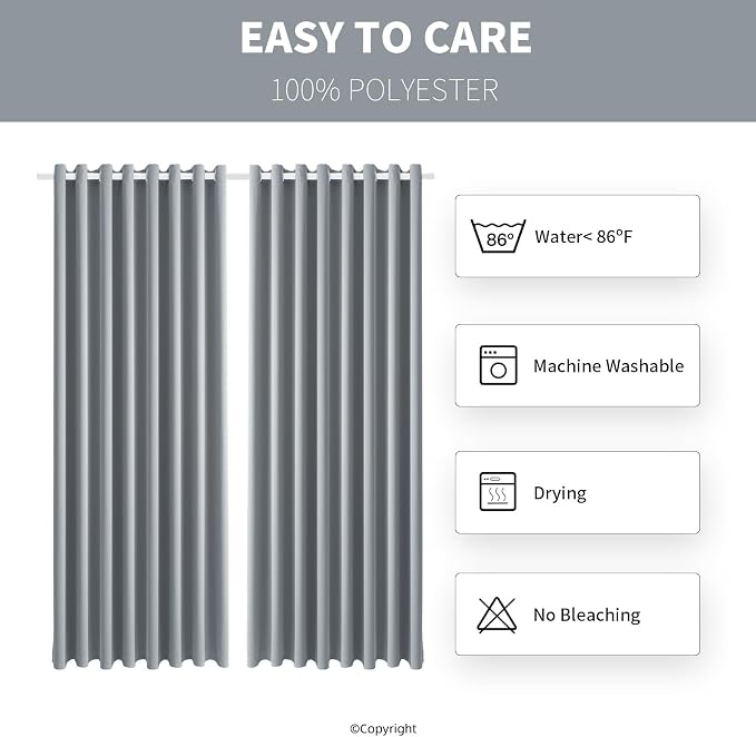 Waterproof Outdoor Curtain W105 x L84 - Image 7