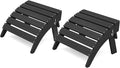 KINGYES Folding Adirondack Ottomans Set of 2 by KINGYES