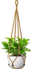 USLAI Macrame Plant Hanger Indoor Outdoor, Fits 4 to 15 Inch Pots, Strong by USLAI