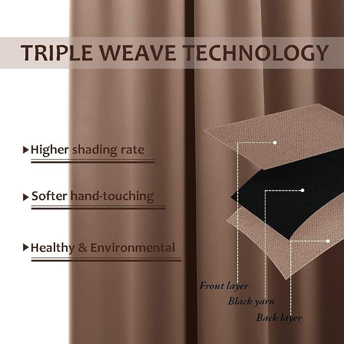 NICETOWN 2 Panels Outdoor Curtains - Image 5