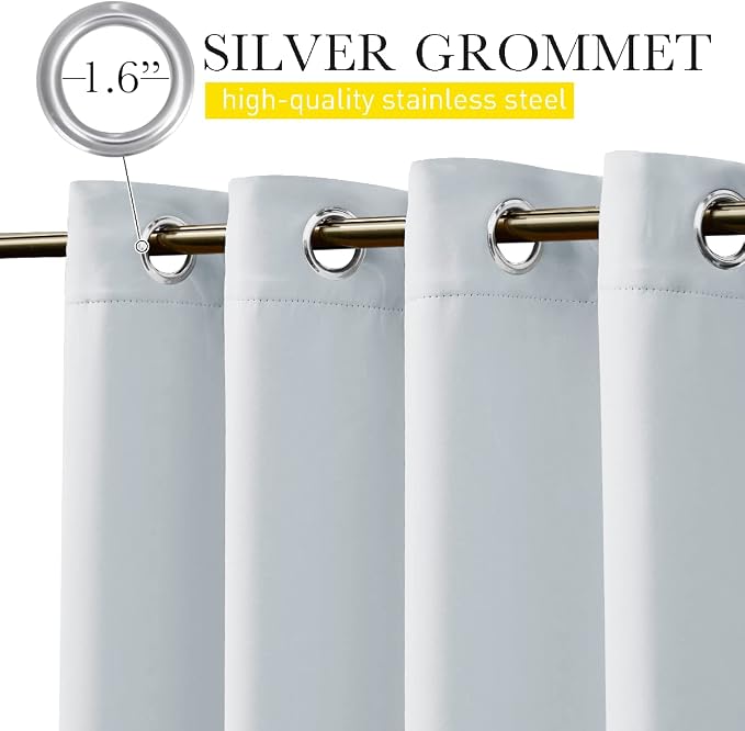NICETOWN 2 Panels Windproof Outdoor Curtains - Image 3