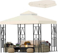 10x10 Canopy Replacement Top Double Tiered Gazebo Cover by Unknown