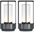 Portable Metal Table Lamp for Indoor/Outdoor, Rechargeable Cordless LED Lamp by HAPYGILightings