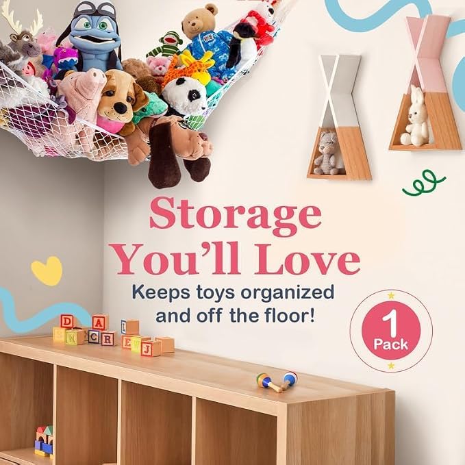 Lilly's Love Stuffed Animal Storage Hammock - Image 2
