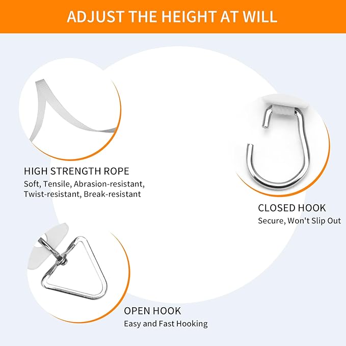 6PCS Retractable Plant Pulley Hanger - Image 5