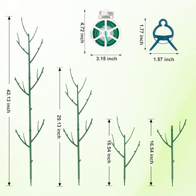 6 Pack Stackable Monstera Plant Support, Plant Stakes - Image 2