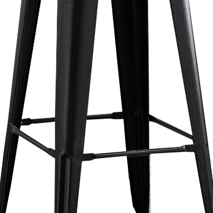 AC Pacific 30” Metal Backless Barstool Set of 2 – Country Rustic Style - Image 7