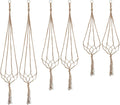 Petutu Plant Hangers Indoor Macrame Hanging Planter Holder 6 Pack, 3 Sizes by Petutu