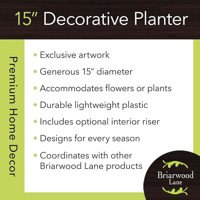 Briarwood Lane Checkered Butterflies Large Planter - Image 3