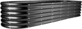 Land Guard 8×2×1.5ft Galvanized Raised Garden Bed Kit, Raised Garden Boxes by LandGuard