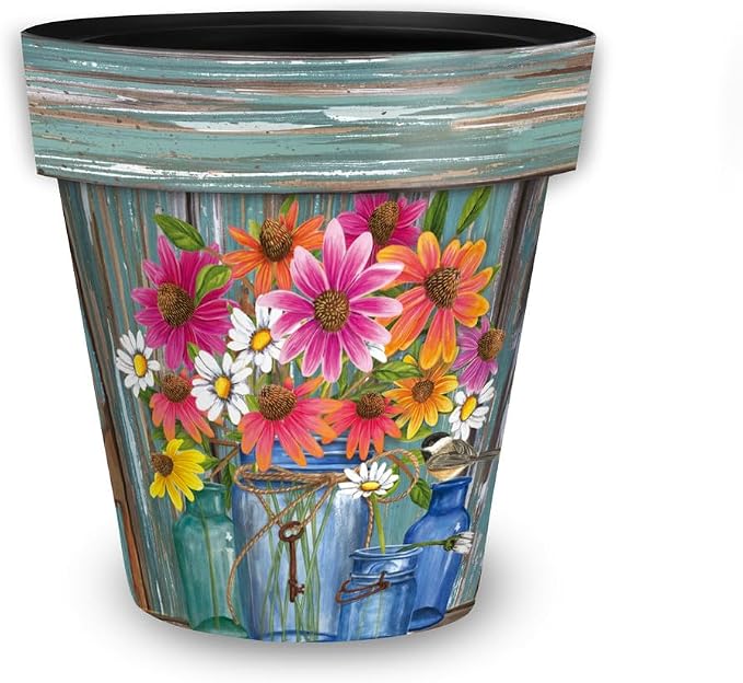 Briarwood Lane Farm Fresh Flowers Small Planter by BriarwoodLane