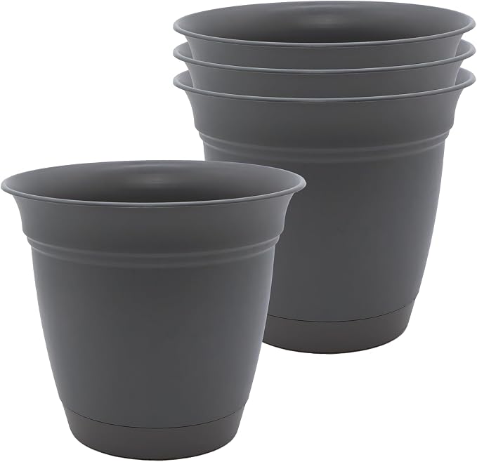 The HC Companies 6 Inch Eclipse Round Planter Pots by TheHCCompanies
