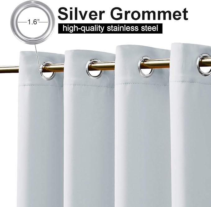 NICETOWN 2 Panels Outdoor Curtains - Image 2