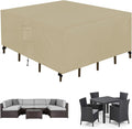 Easy-Going Square Patio Furniture Waterproof Outdoor Dining Table and Chair by Easy-Going