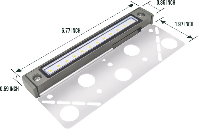 GKOLED 6.8 Inch LED Hardscape Lighting, Low Voltage Outdoor Retaining Wall - Image 7