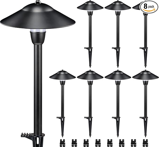 SUNVIE Low Voltage Pathway Lights Wired Path Light Outdoor 3W 12-24V 3000K by SUNVIE