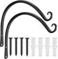 Gtongoko 2 Pack 14 Inch Plant Hangers Outdoor Metal, Plant Hooks by Gtongoko