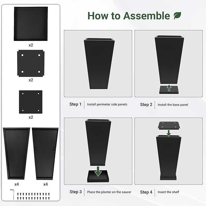 Tall Planters 20" H - Image 9