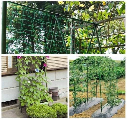 Green Polypropylene Garden Trellis Netting 6.5x100 ft, Heavy Duty Plant Support - Image 5