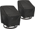 JinHrtoyi Outdoor Chair Covers 2 Pack, 27Wx32Dx36H inches Patio Chair Cover by JinHrtoyiFurnitureCovers