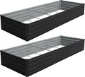 Vengarus 10x3x1FT Galvanized Raised Garden Bed Kit, Outdoor Metal Planter Box by Vengarus