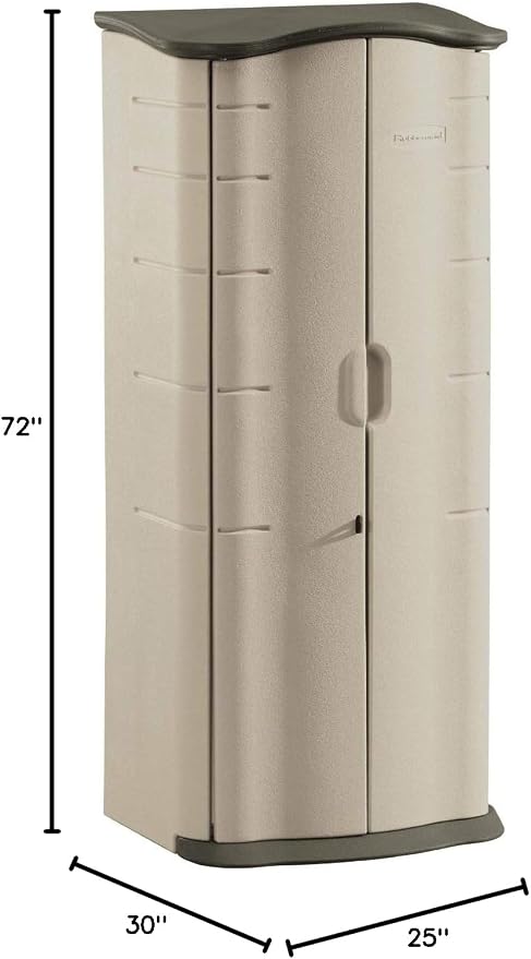 Rubbermaid Compact Vertical Resin Storage Shed - Image 8