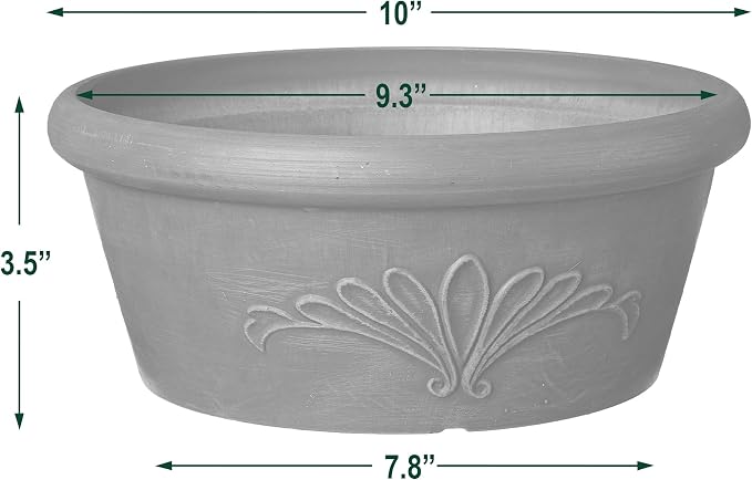 Arcadia Garden Products PSW TA25TC Plastic/Stone/Wood Composite Bulb Pan – No - Image 5